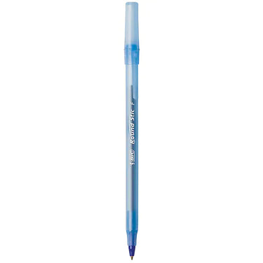 BIC Round Stic Xtra Life Ballpoint Pen, Medium Point, Blue Ink, 144/Pack (GSM144AZ-BLU)